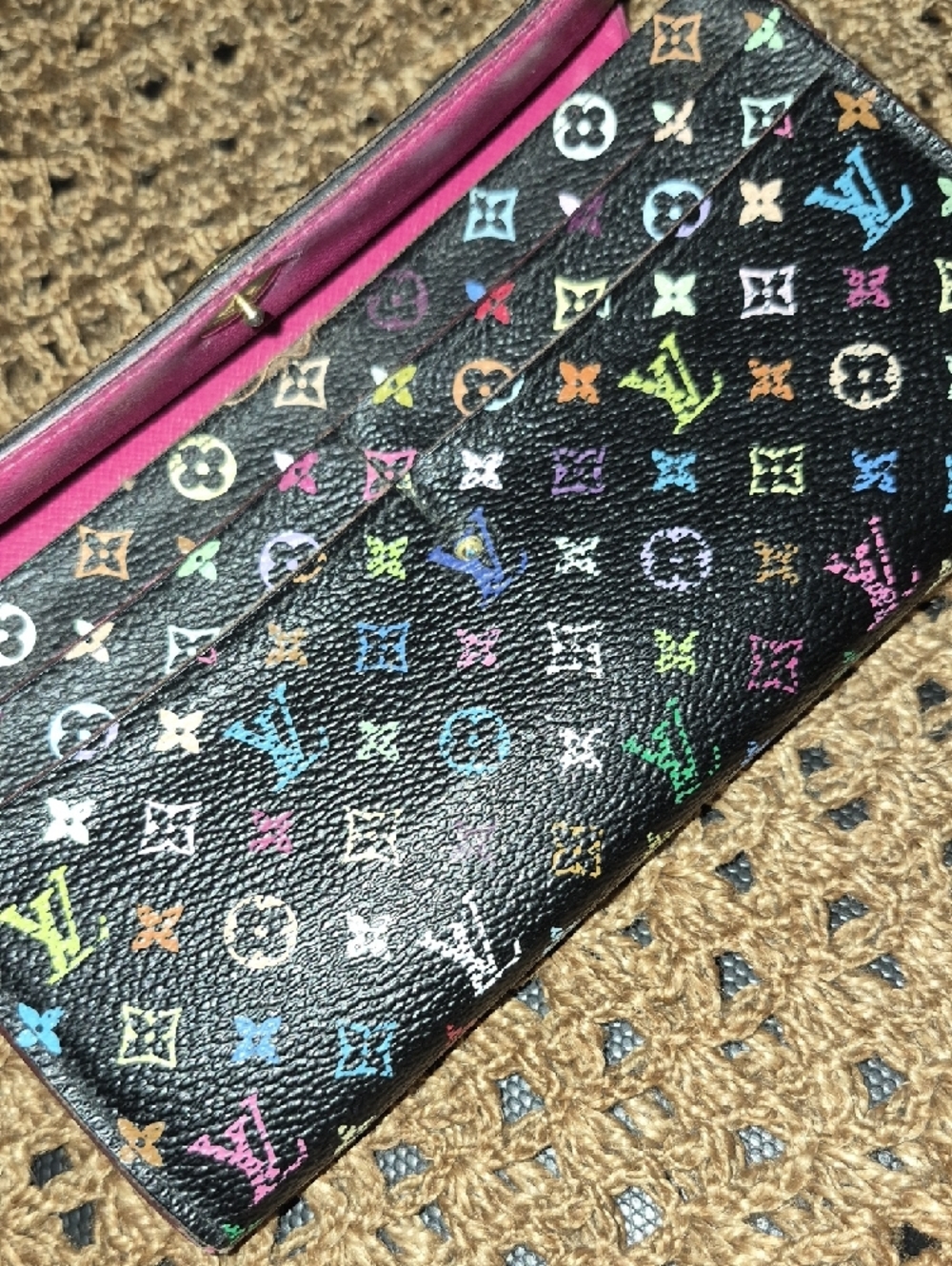 Authentic LV Black Murikami Monogram Wallet (Project Piece) - Picture 10 of 11